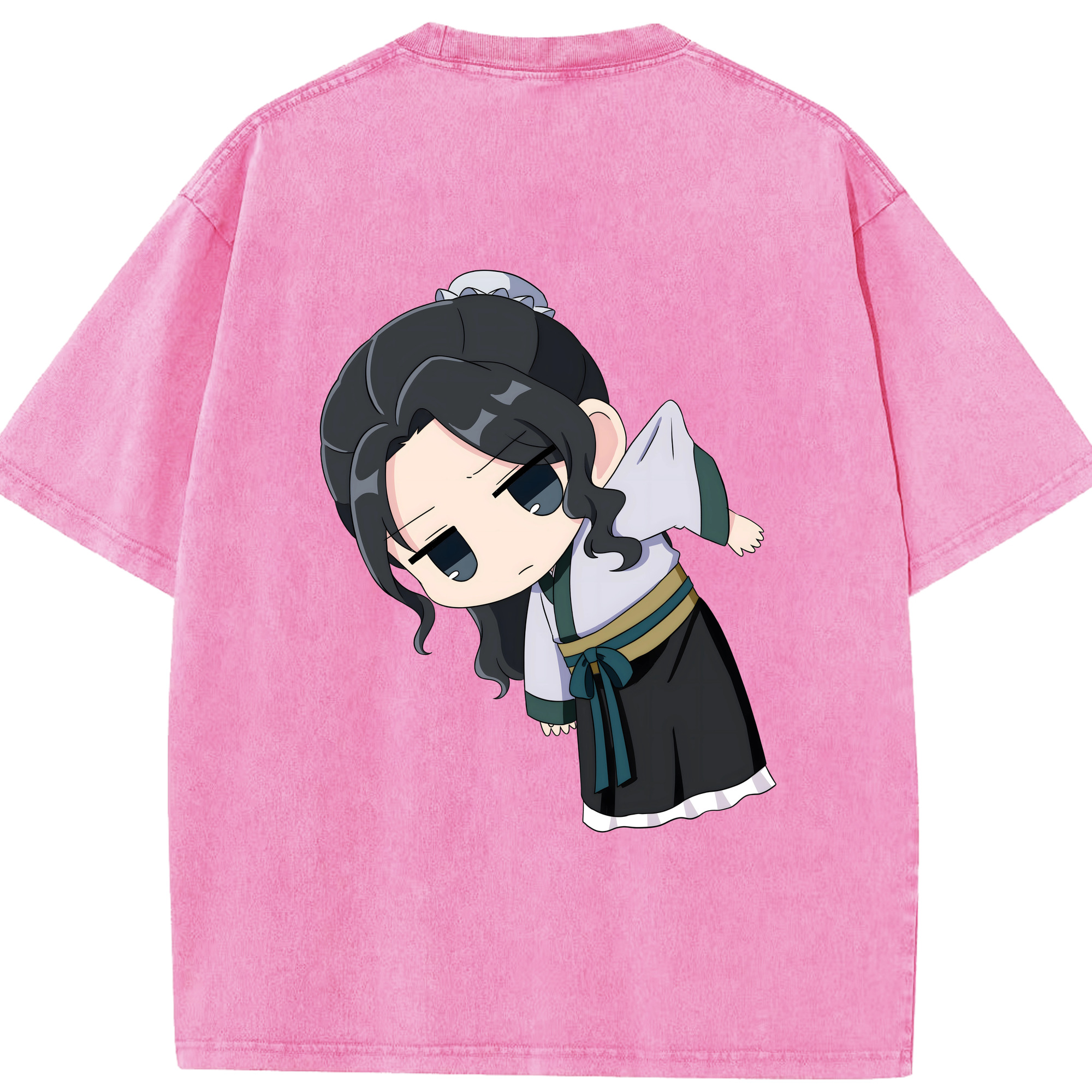 （画像用） 薬屋のひとりごと The Apothecary Diaries 綿100% ヴィンテージ風 半袖Tシャツ（背面プリント）